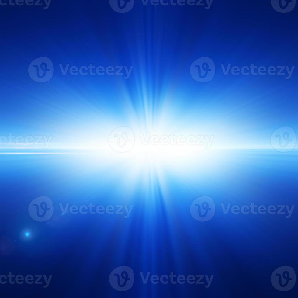 Abstract background with a glowing blue light photo