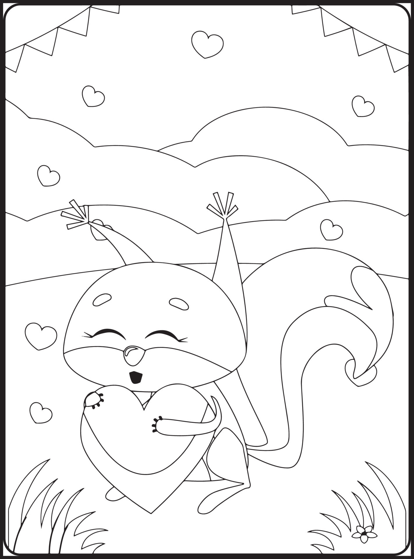 Valentine Day Coloring Pages 16200978