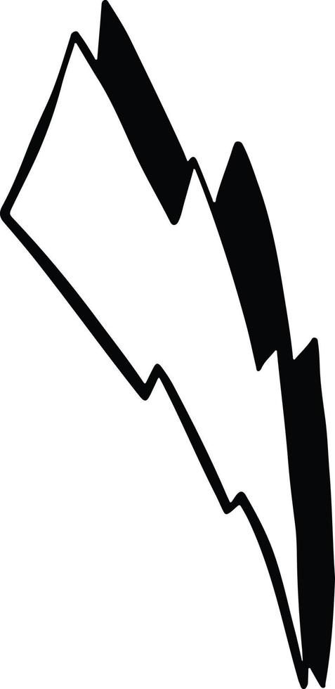 Doodle vector stars .Shooting and falling stars. Vector illustration