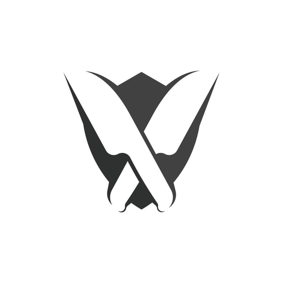 Knife logo icon template and symbol vector