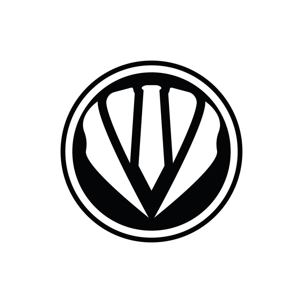 Classic tie icon and suit fashion man vector