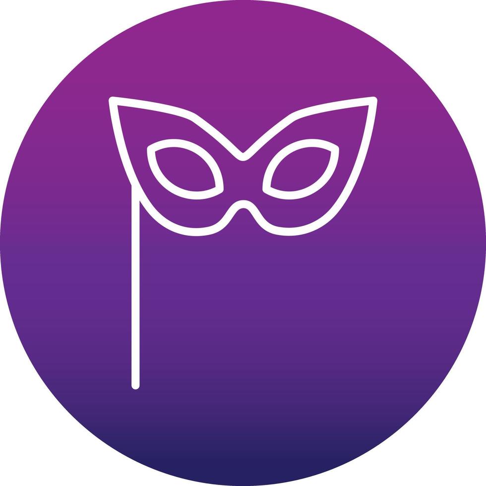 Birthday mask Vector Icon
