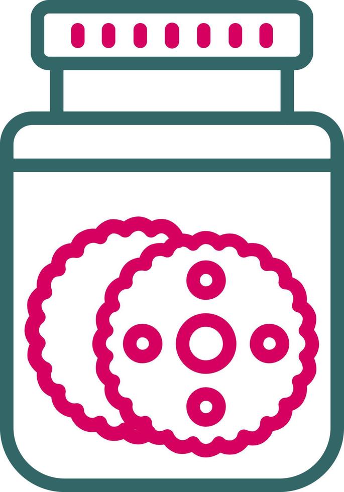 Cookies Jar Vector Icon