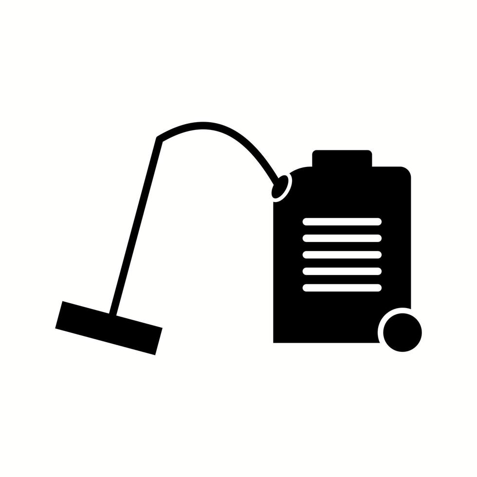 Unique vacuum Cleaner Glyph Vector Icon