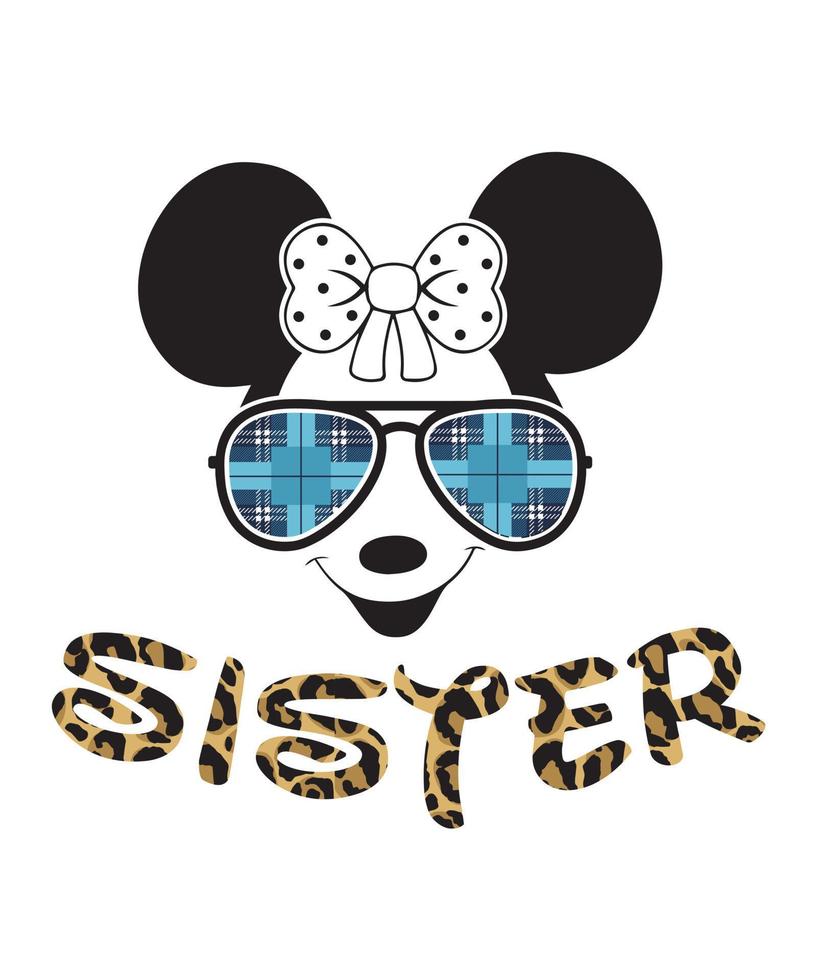 SISTER TSHIRT DESIGN 11 vector