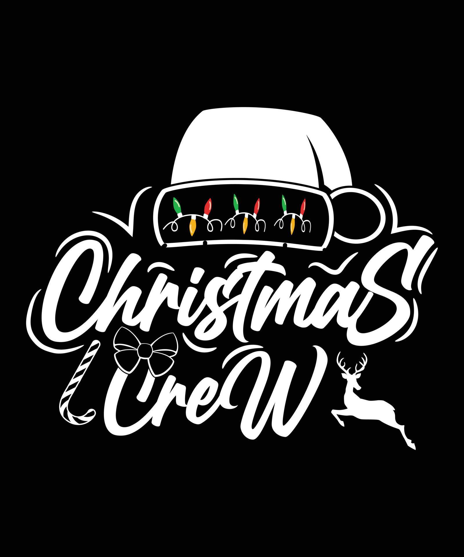 Christmas Crew Tshirt Design 16202267 Vector Art at Vecteezy