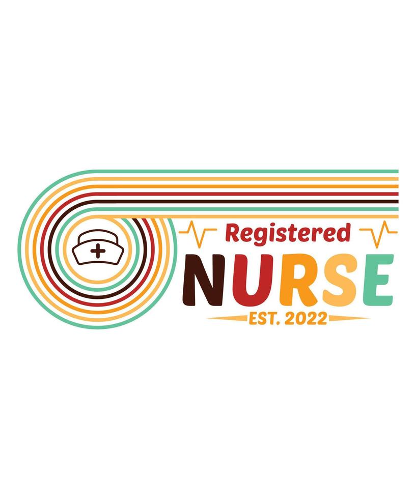 Registered Nurse Est 2022.eps vector