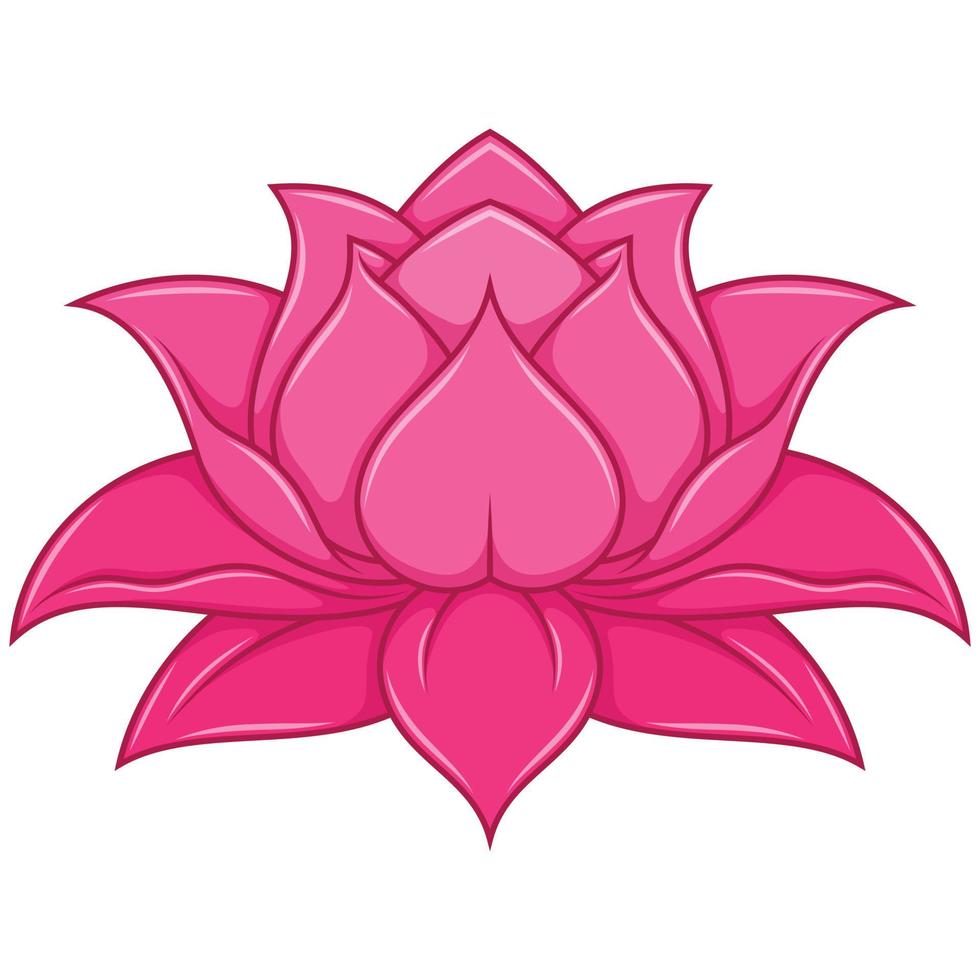 lotus flower vector design