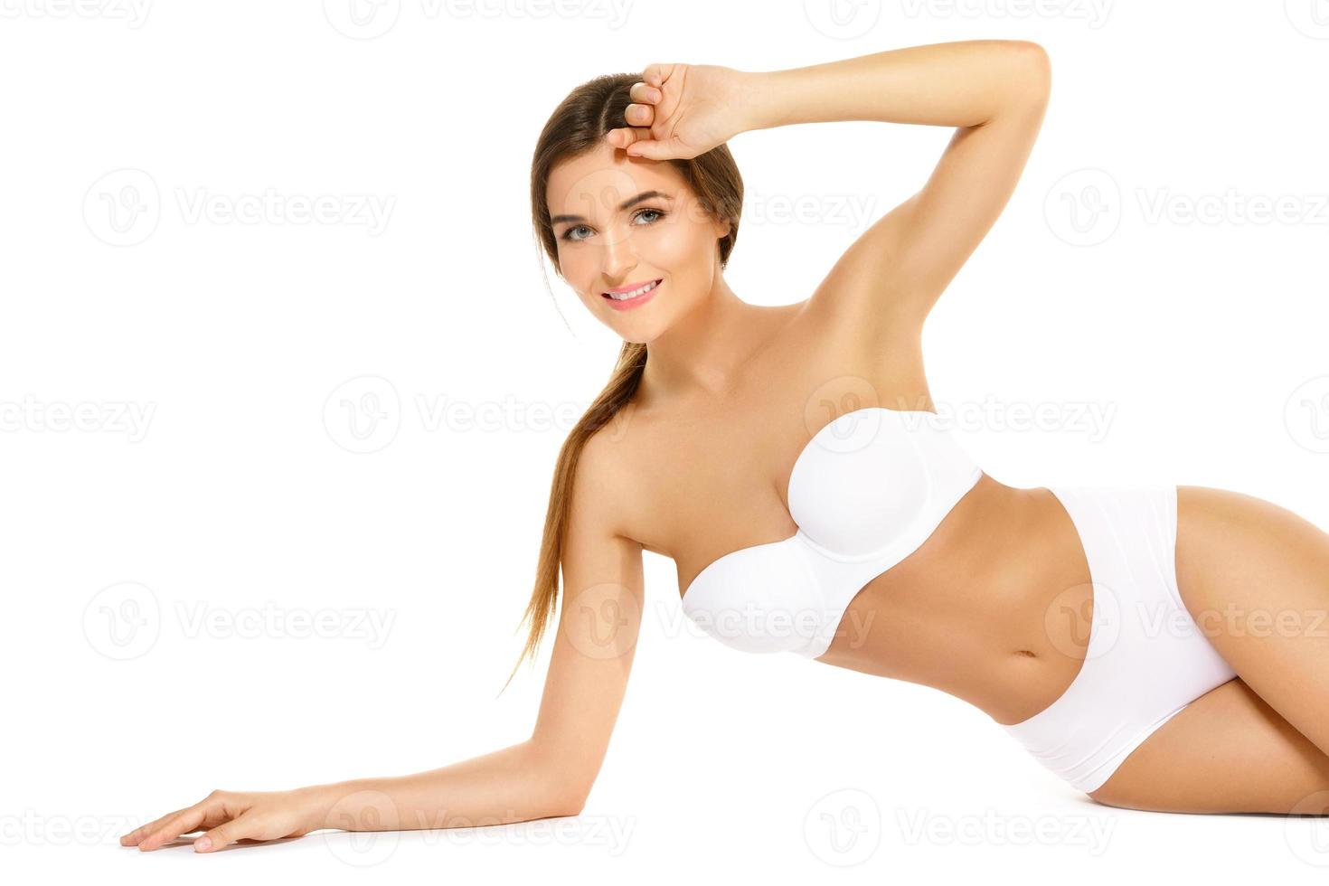 Woman with a beautiful body isolated on white background 16202891 Stock  Photo at Vecteezy