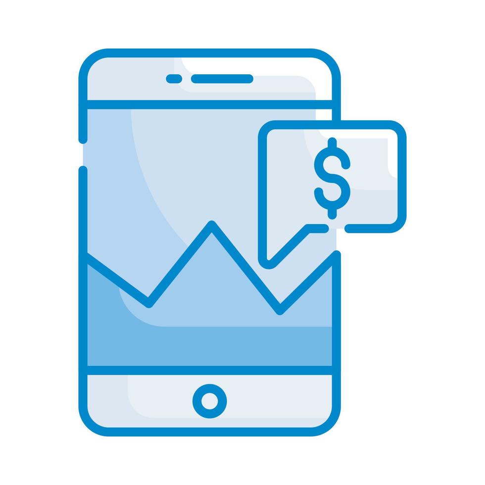 Check Balances Vector Style illustration. Business and Finance Blue Colour Icon.