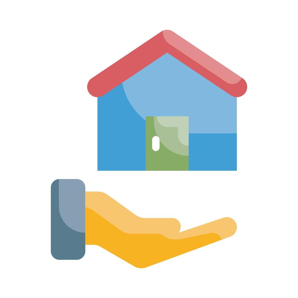 Home Loan Vector Style illustration. Business and Finance Outline Icon.