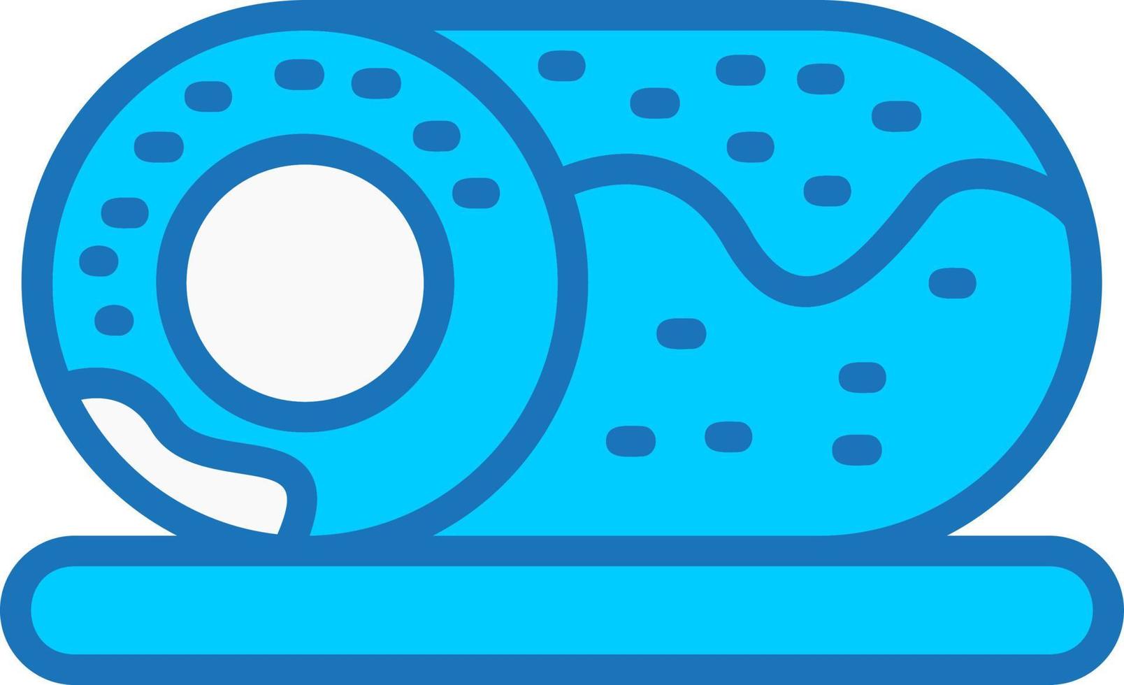 Roll Cake Vector Icon