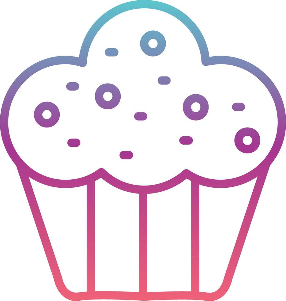 Muffin Vector Icon