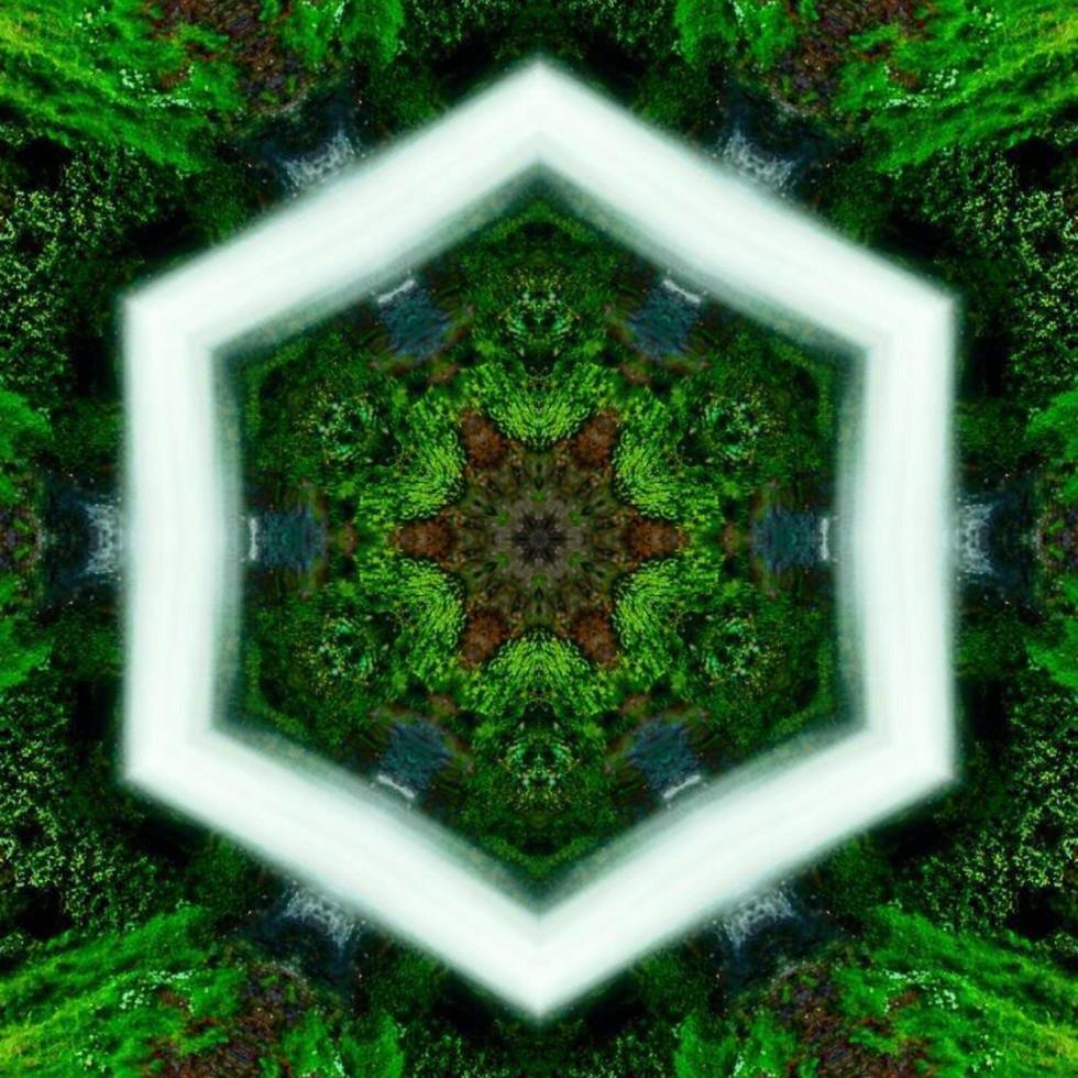 Shiny and Hypnotizing Colorful Kaleidoscope background photo