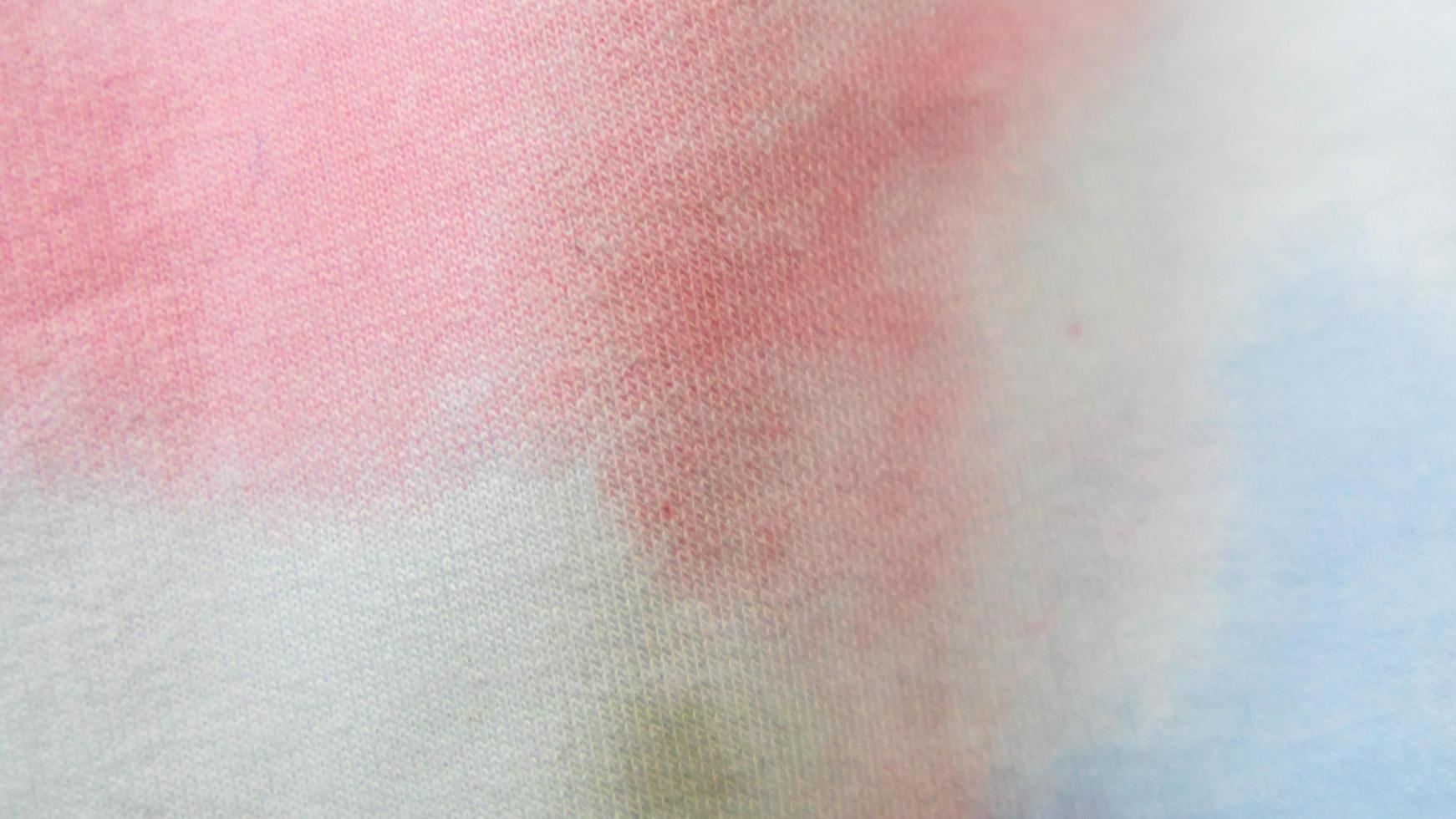 white cloth texture patterned red and blue as background photo