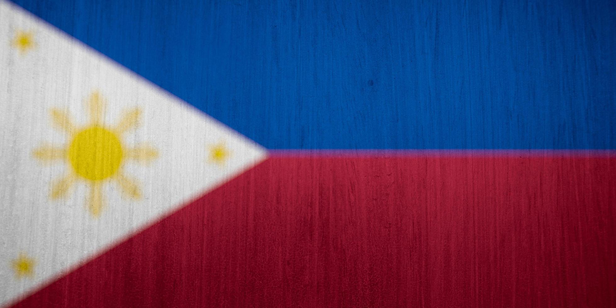 philippines flag texture as background photo