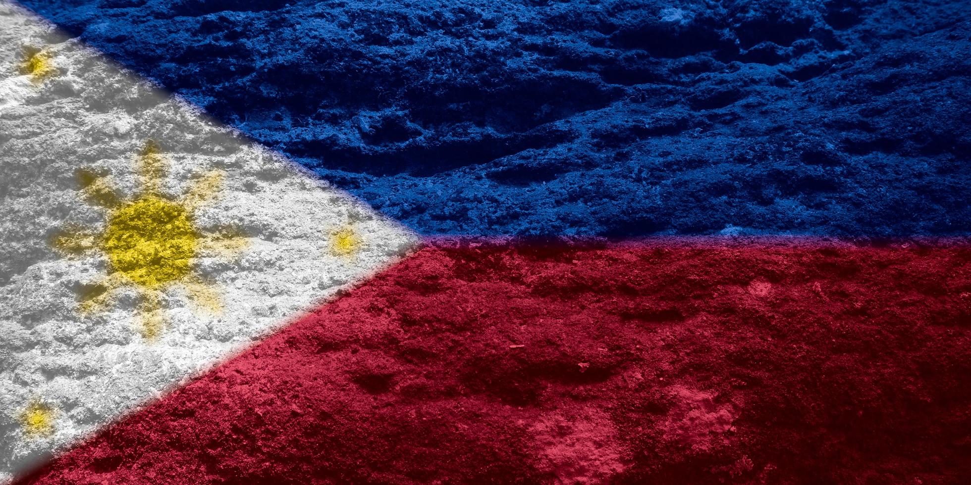 philippines flag texture as background photo