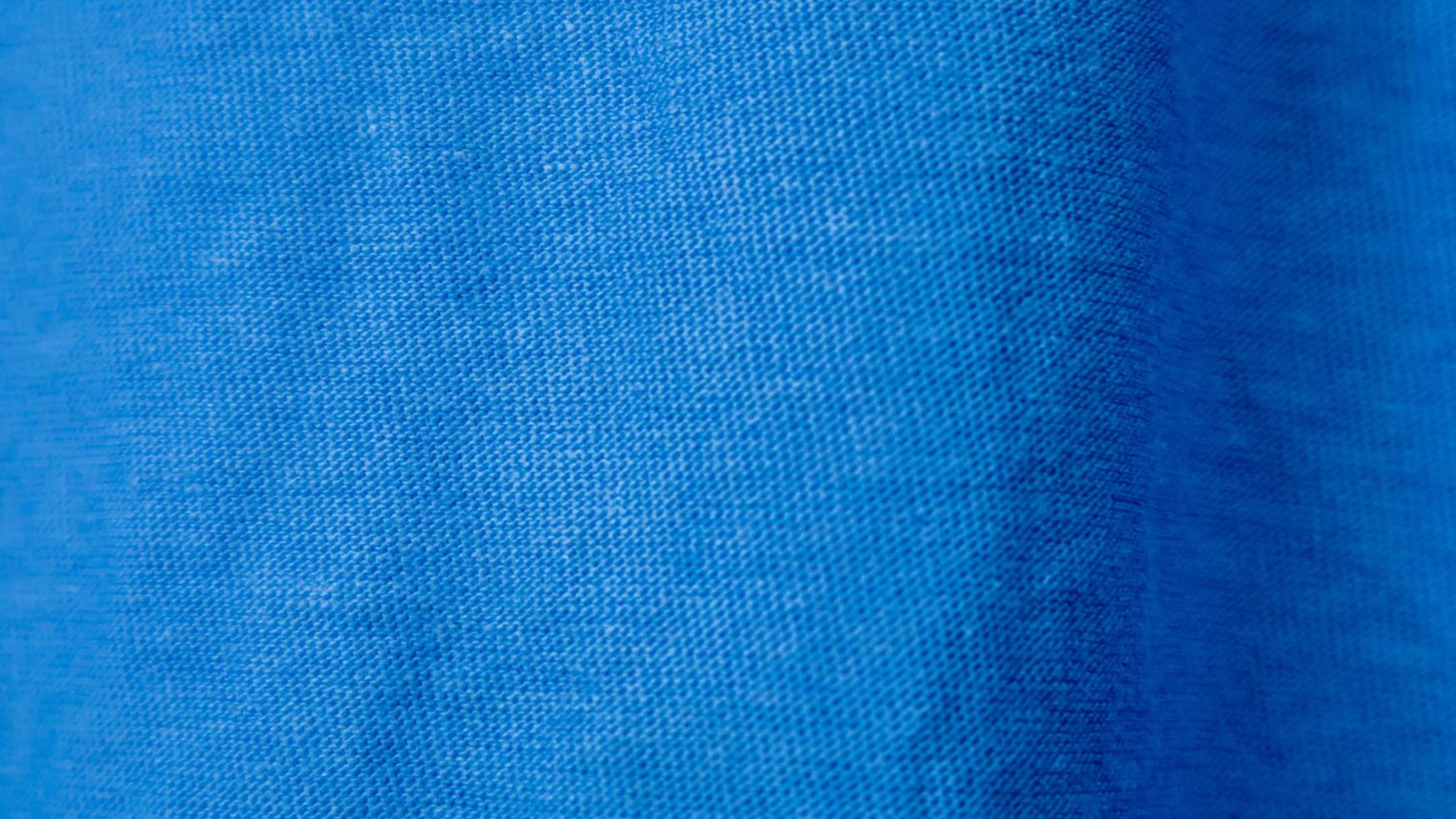 blue cloth texture as background photo
