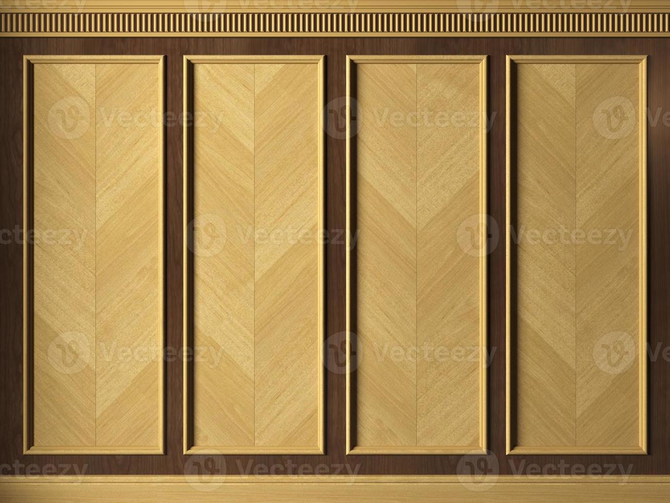 Background wall cabinet wood panels art deco photo