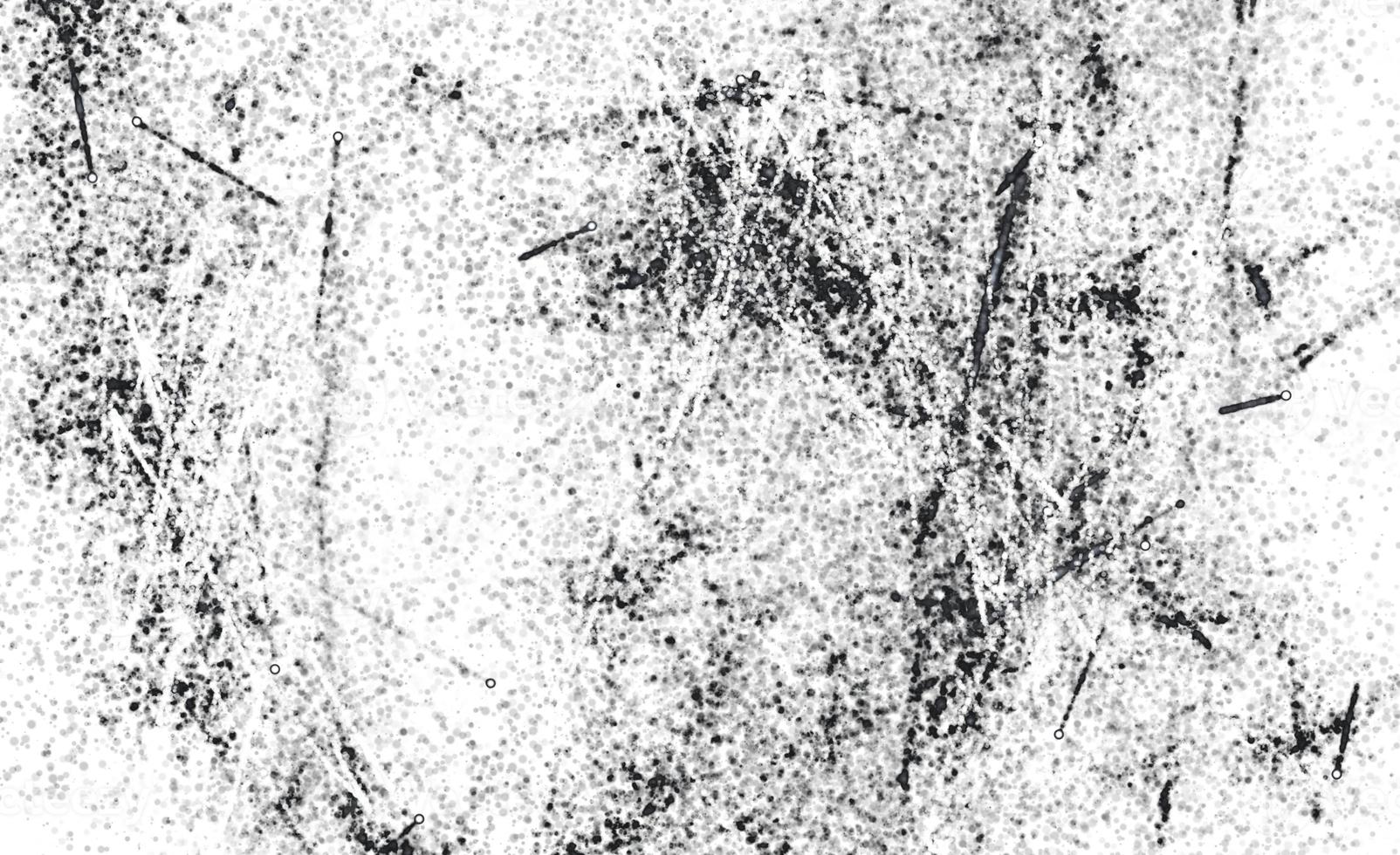 Dark Messy Dust Overlay Distress Background. Easy To Create Abstract Dotted, Scratched, Vintage Effect With Noise And Grain photo