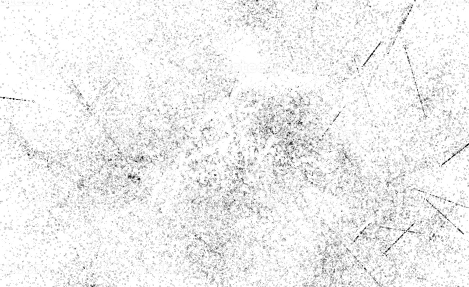 Grunge Black And White Urban. Dark Messy Dust Overlay Distress Background. Easy To Create Abstract Dotted, Scratched, Vintage Effect With Noise And Grain photo