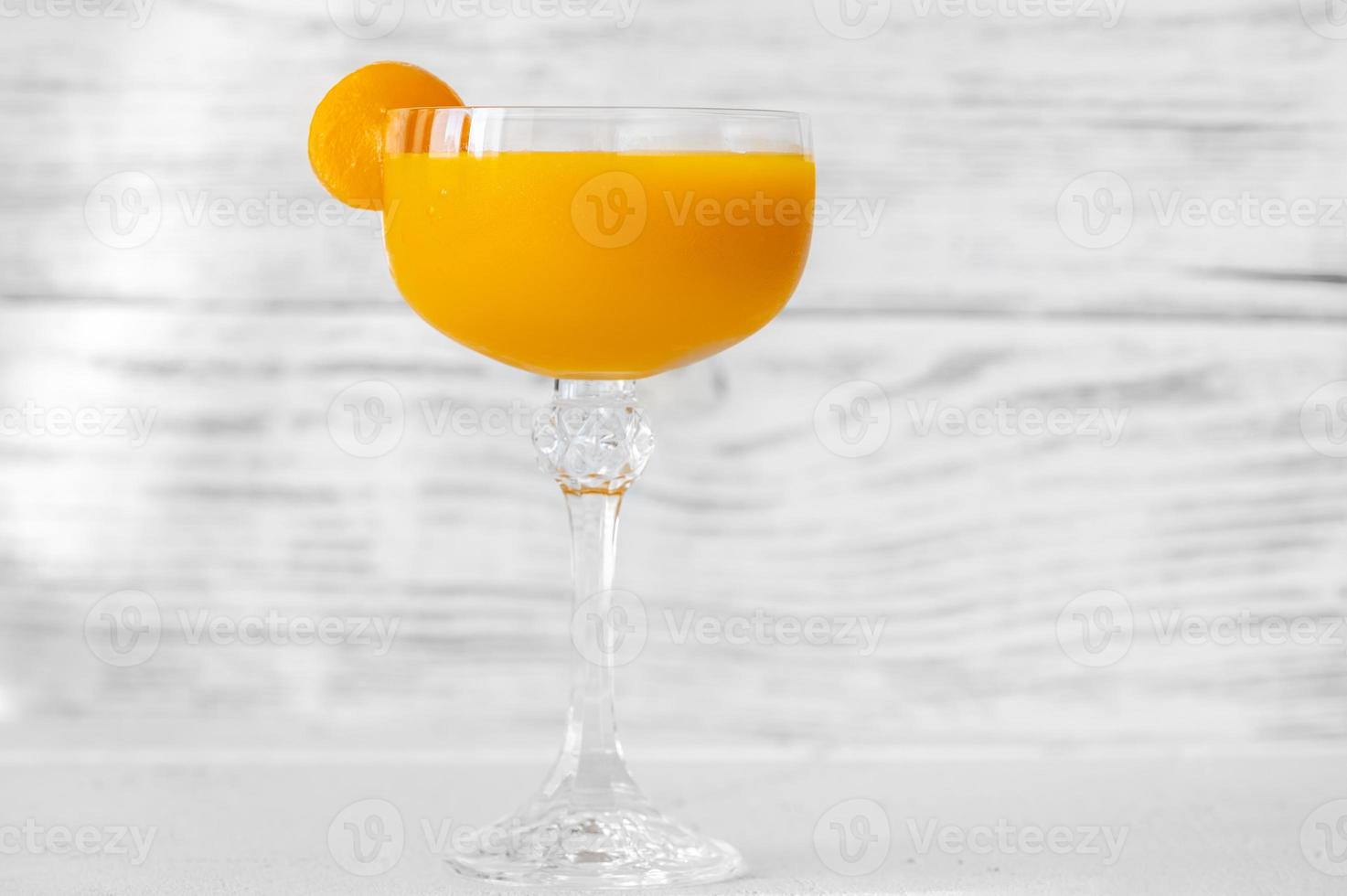 Glass of Mango Cocktail photo