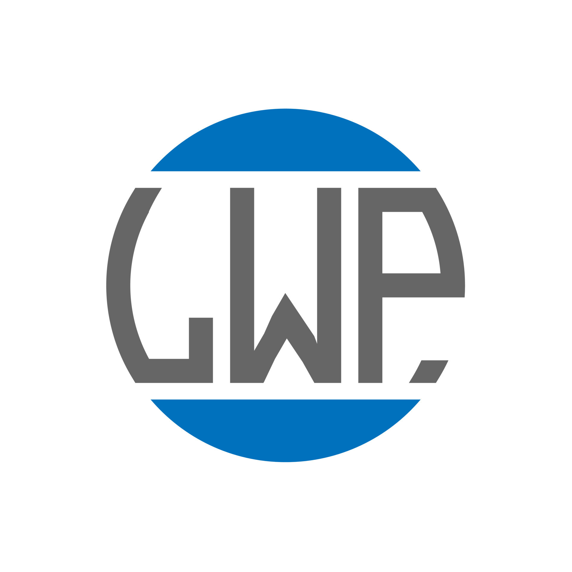 LWP letter logo design on white background. LWP creative initials ...