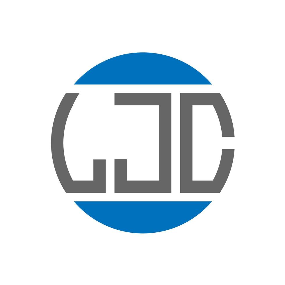 LJC letter logo design on white background. LJC creative initials