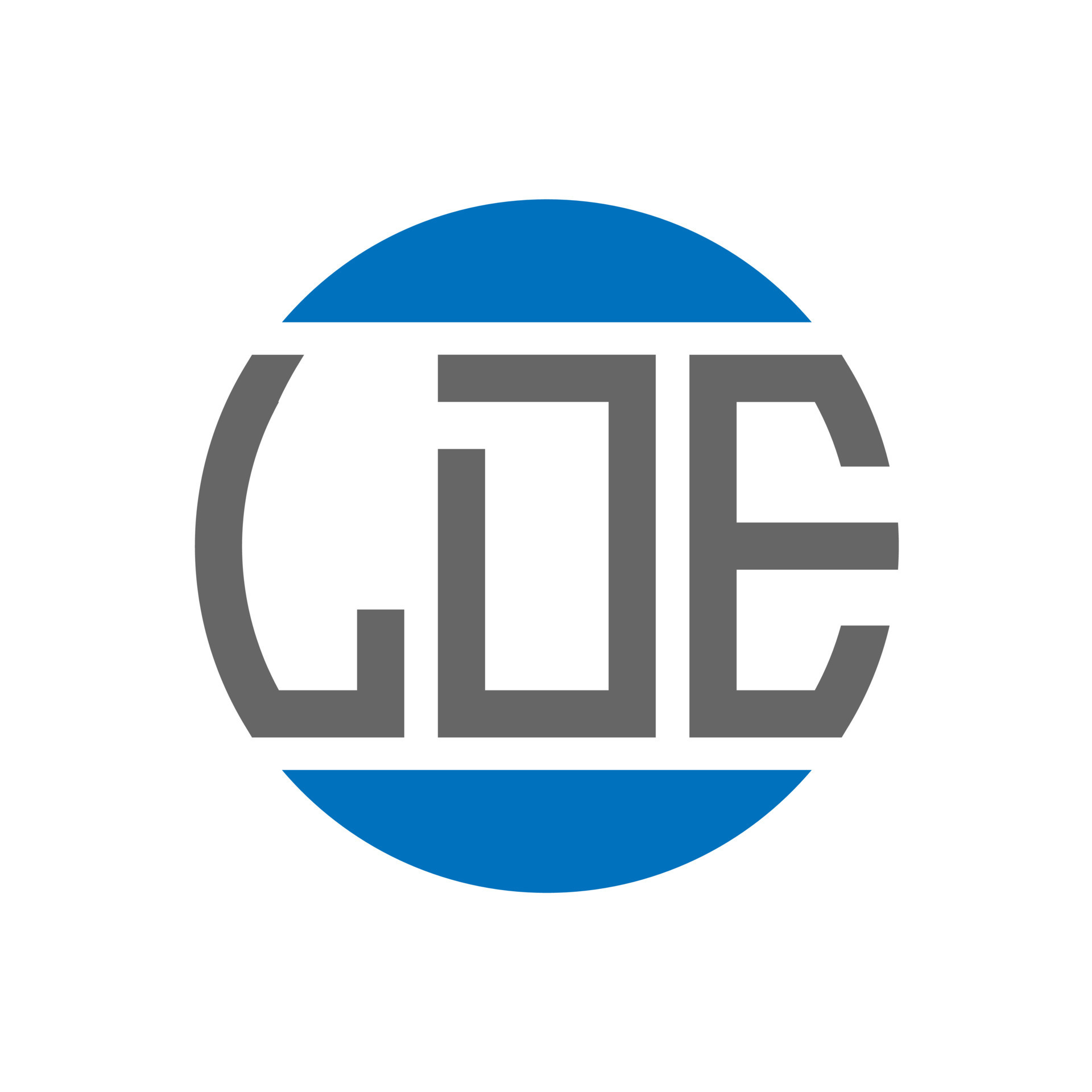 LDE letter logo design on white background. LDE creative initials ...