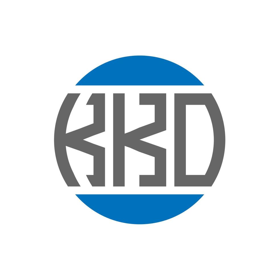 KKO letter logo design on white background. KKO creative initials circle logo concept. KKO letter design. vector