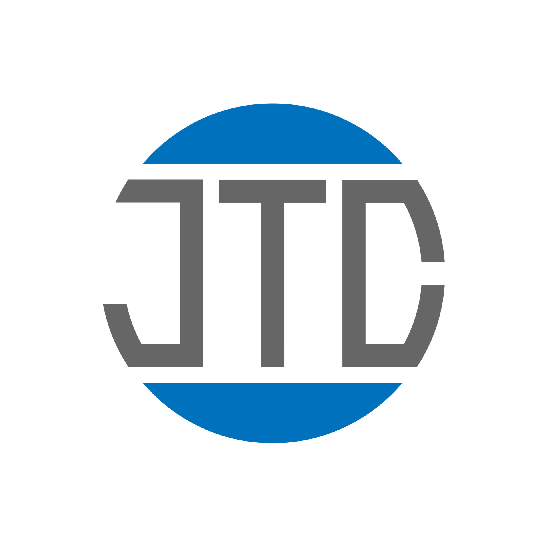 JTC letter logo design on white background. JTC creative initials ...