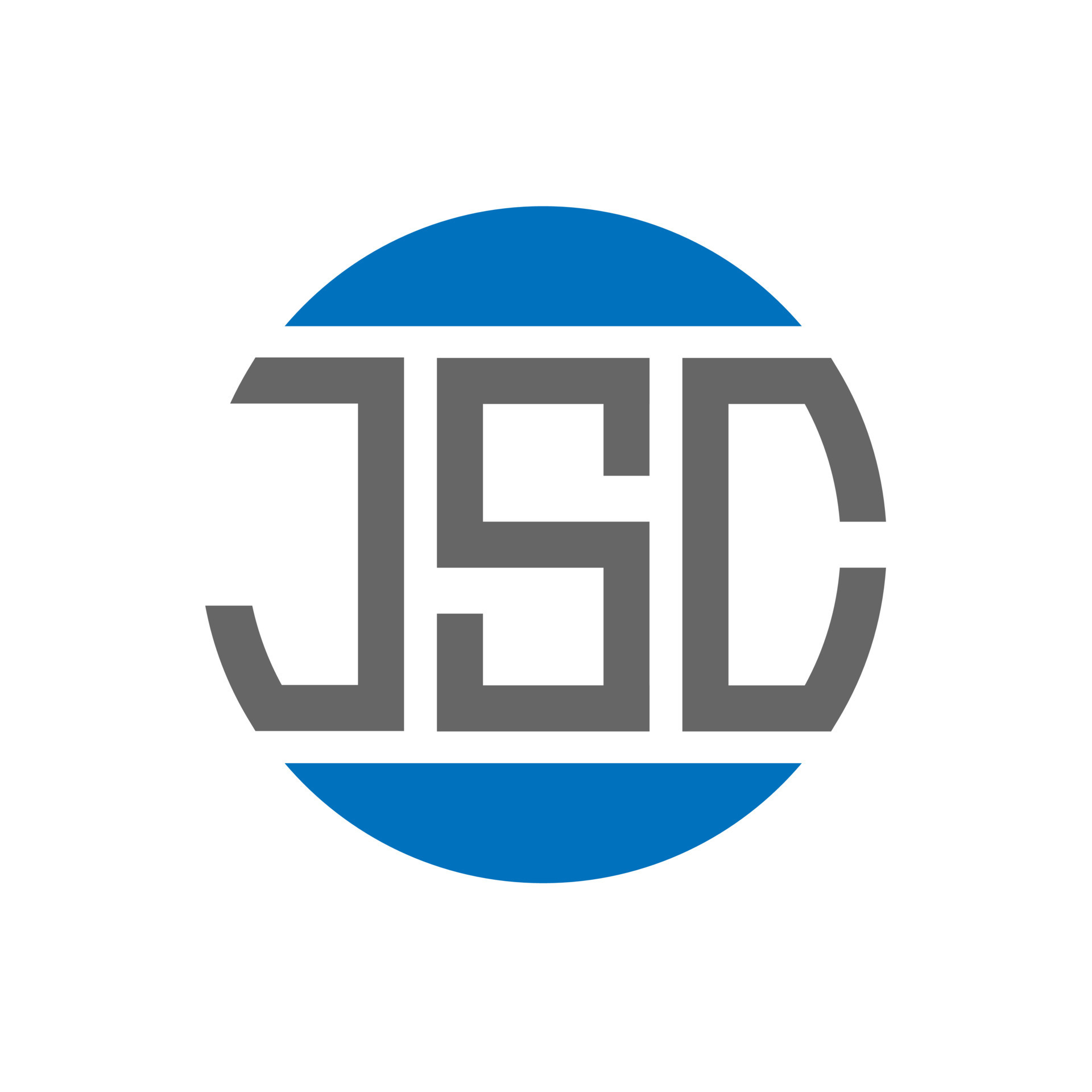 diseño de logotipo de letra jsc sobre fondo blanco. concepto de