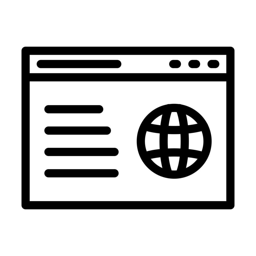 Website Icon Design vector