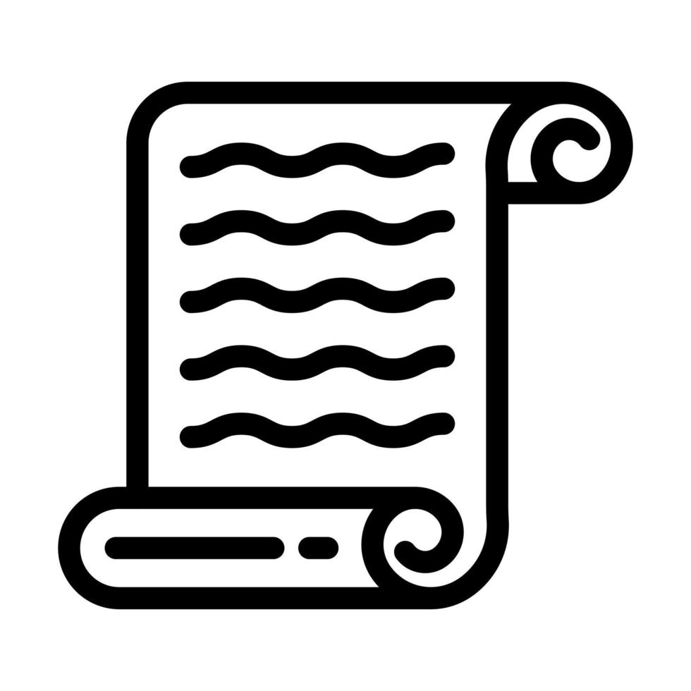 Scroll Icon Design vector