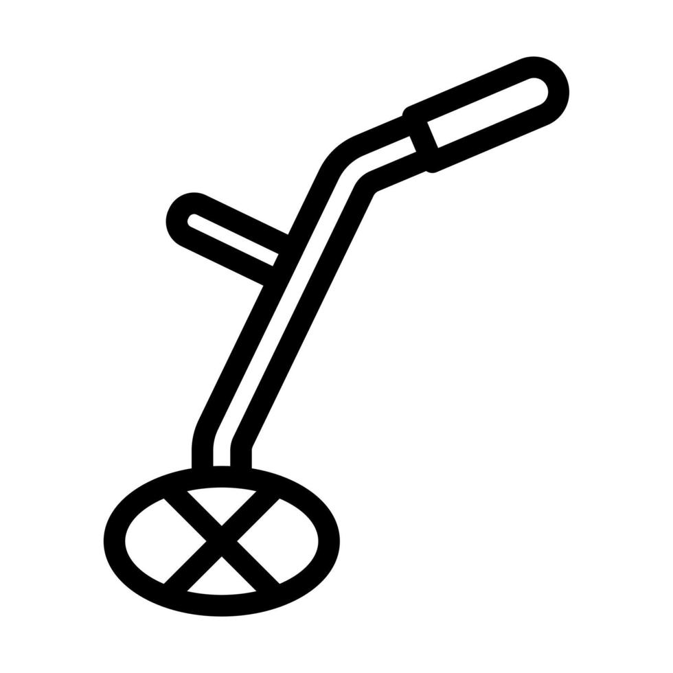 Metal Detector Icon Design vector