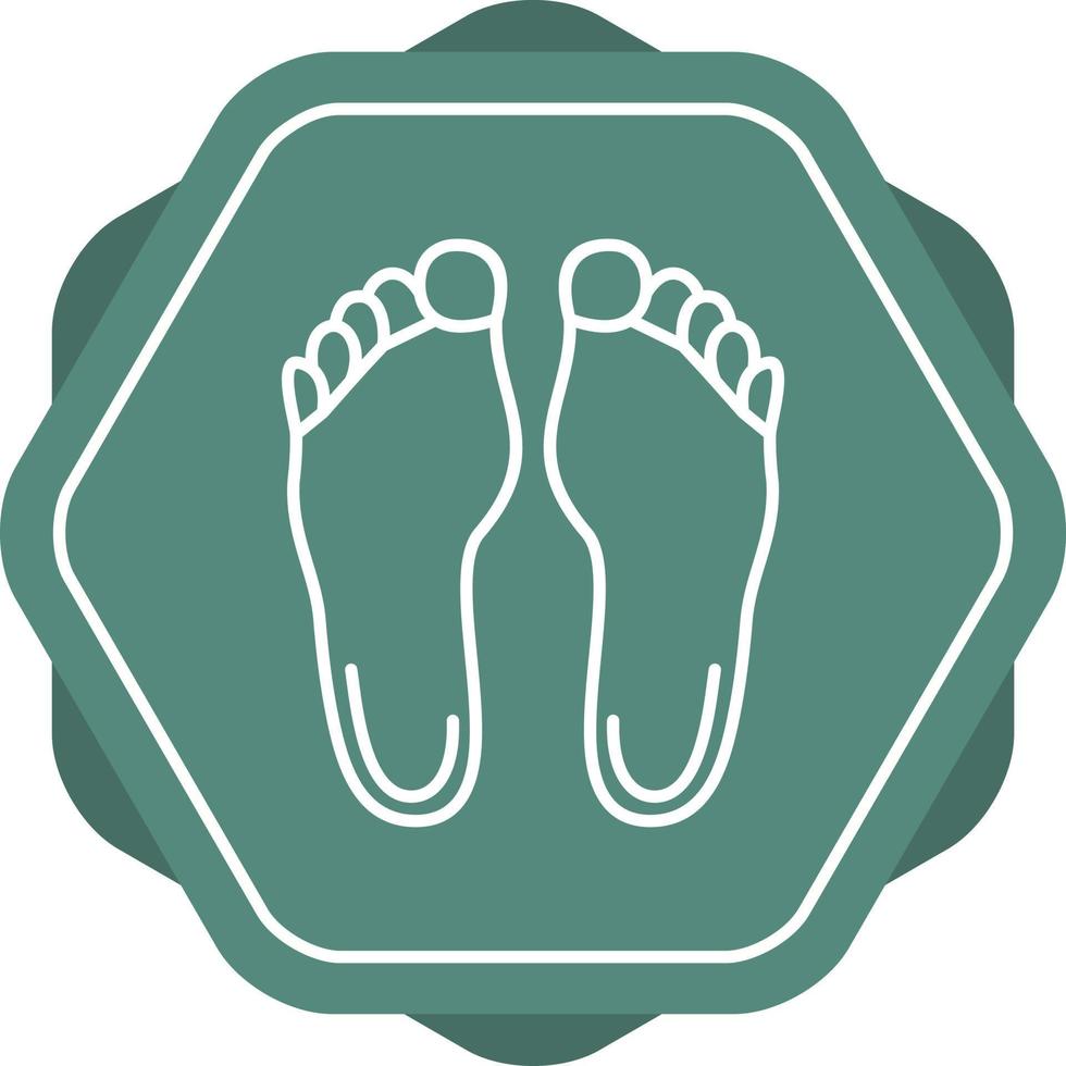 Feet Line Icon vector
