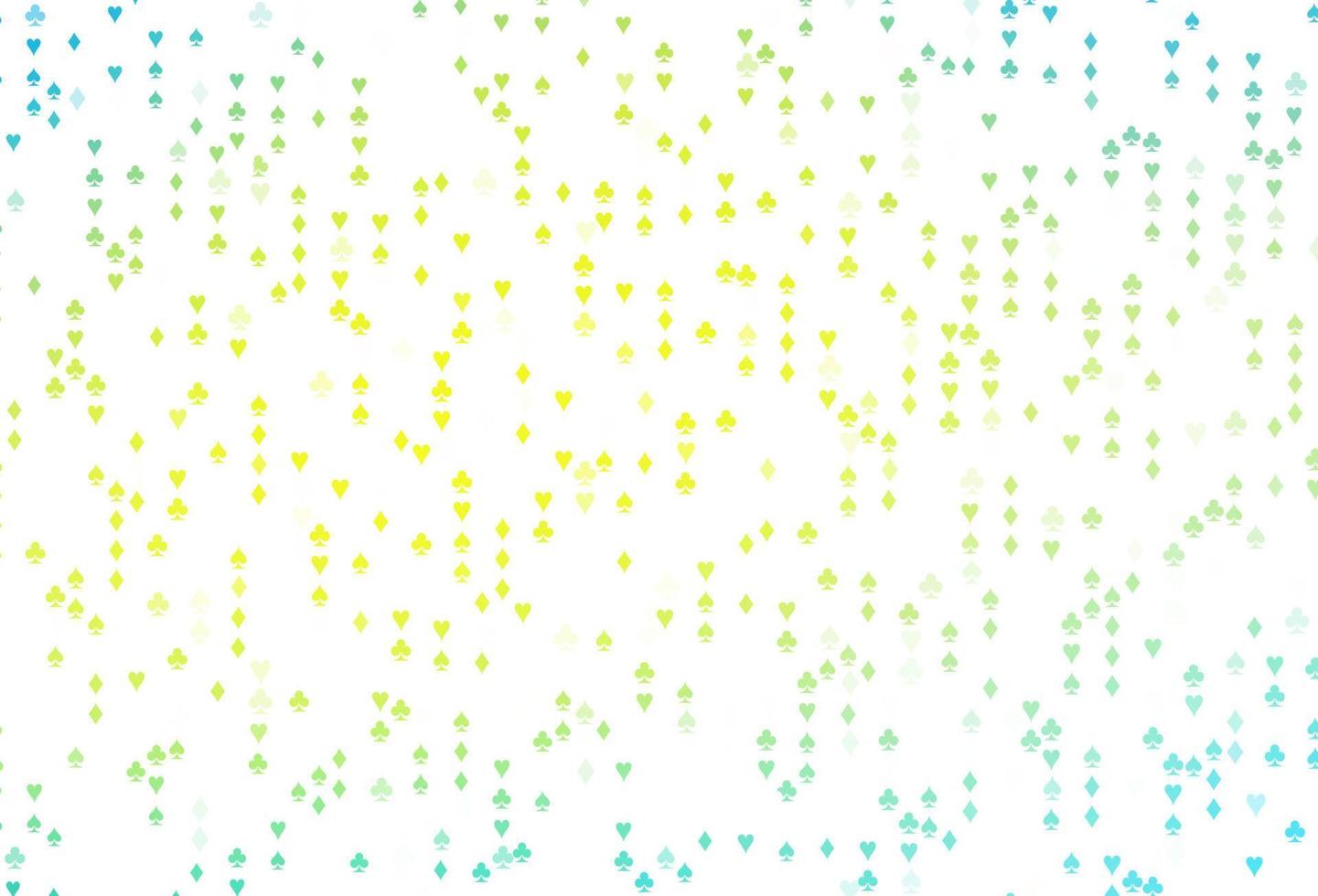 Light Blue, Yellow vector layout with elements of cards.