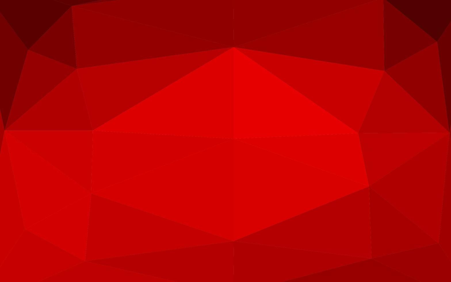 plantilla de triángulo borroso vector rojo claro.