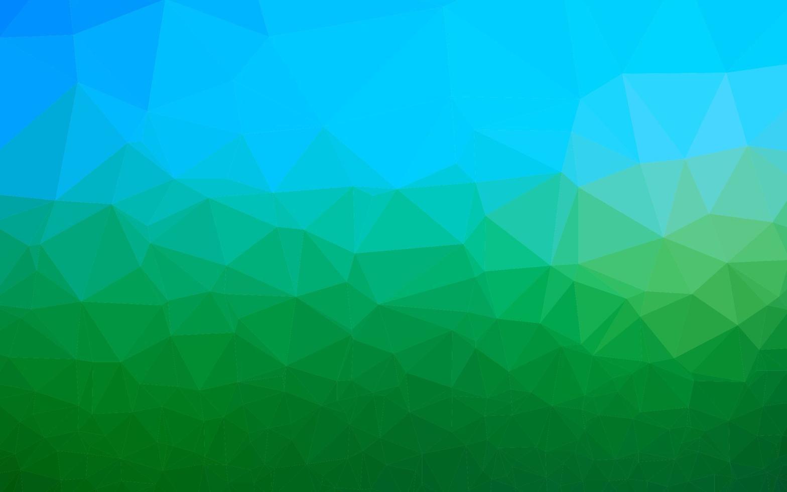 Light Blue, Green vector blurry hexagon pattern.