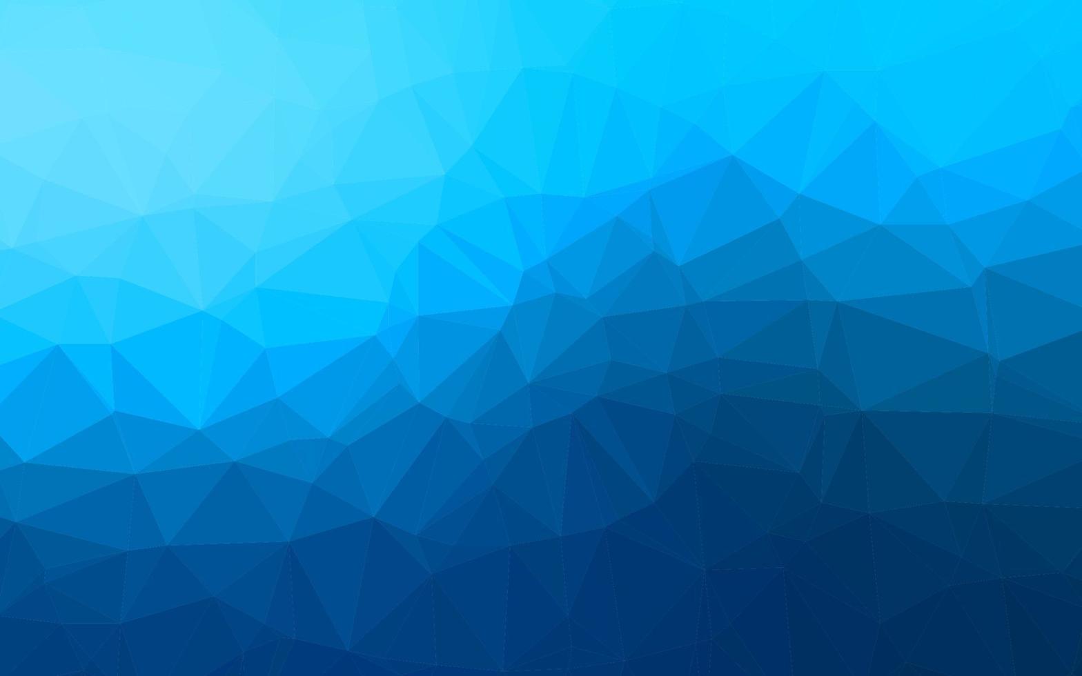 Light BLUE vector blurry triangle template.