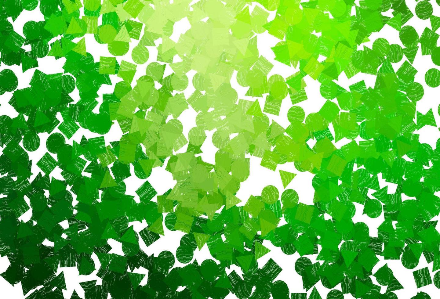 Light  green, red vector pattern in polygonal style with circles.