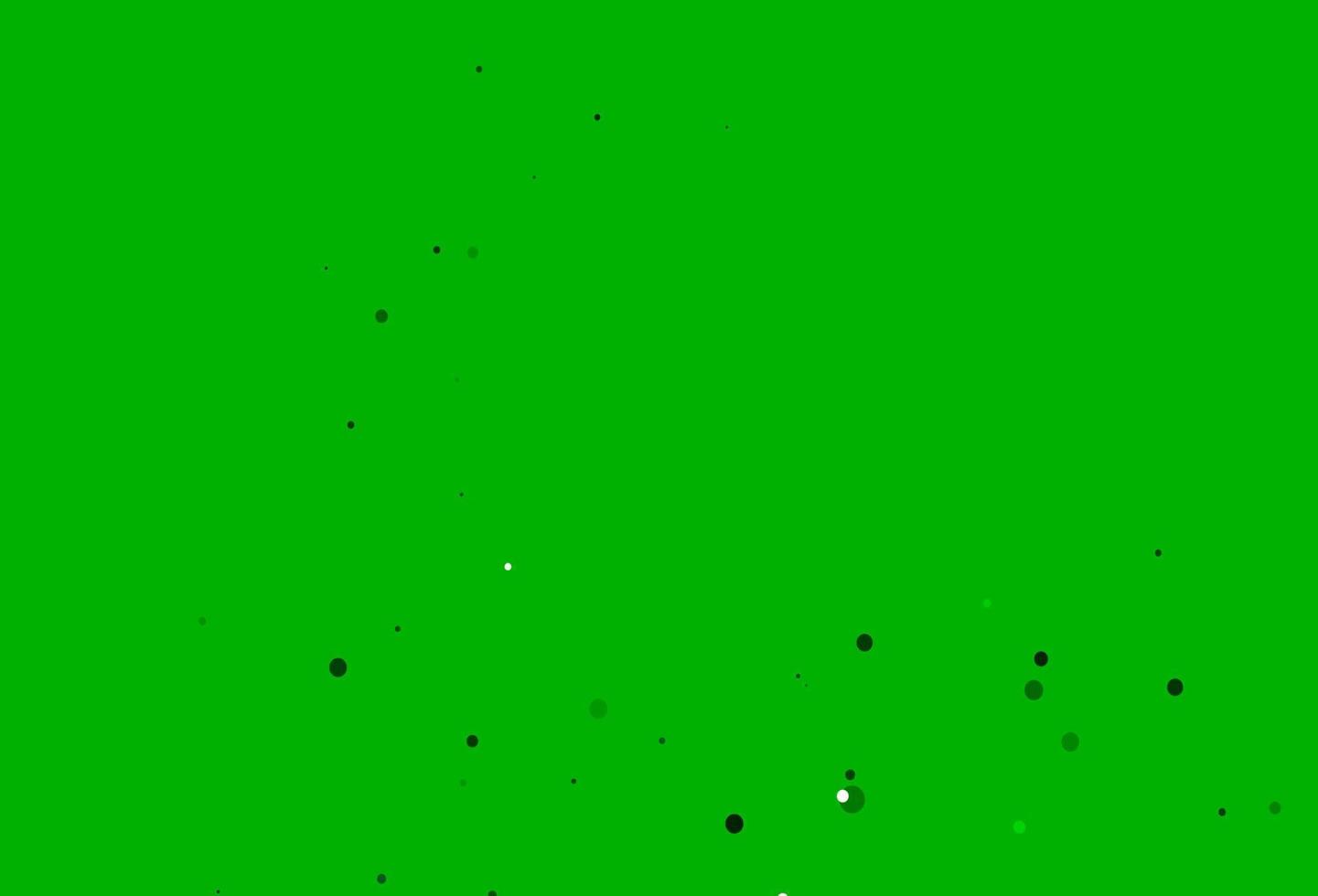 Light Green vector background with bubbles.