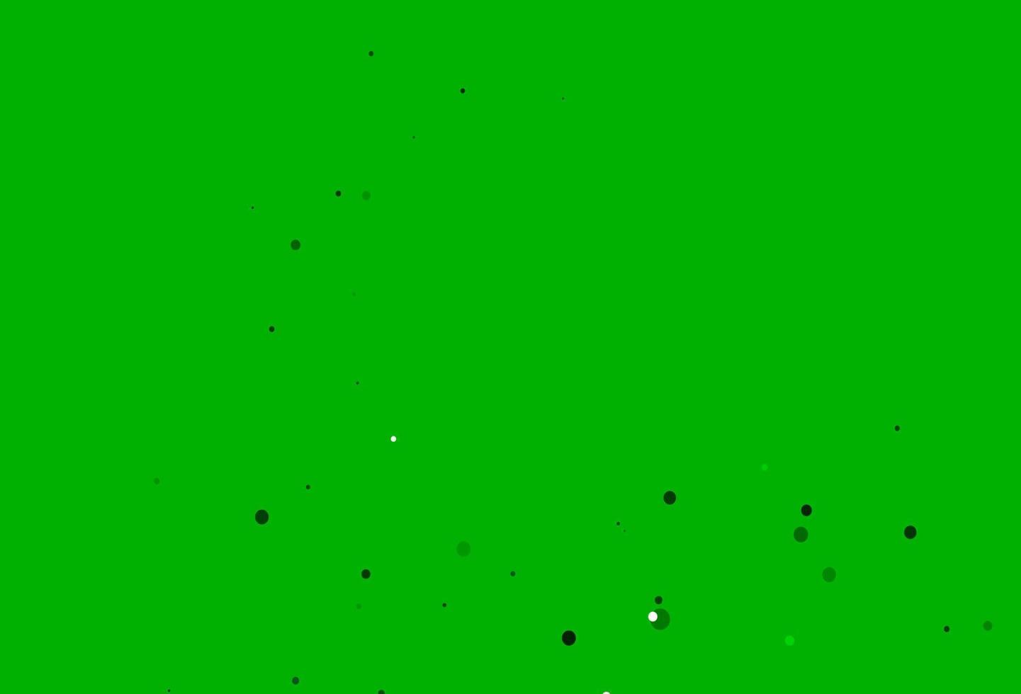 Fondo de vector verde claro con burbujas.