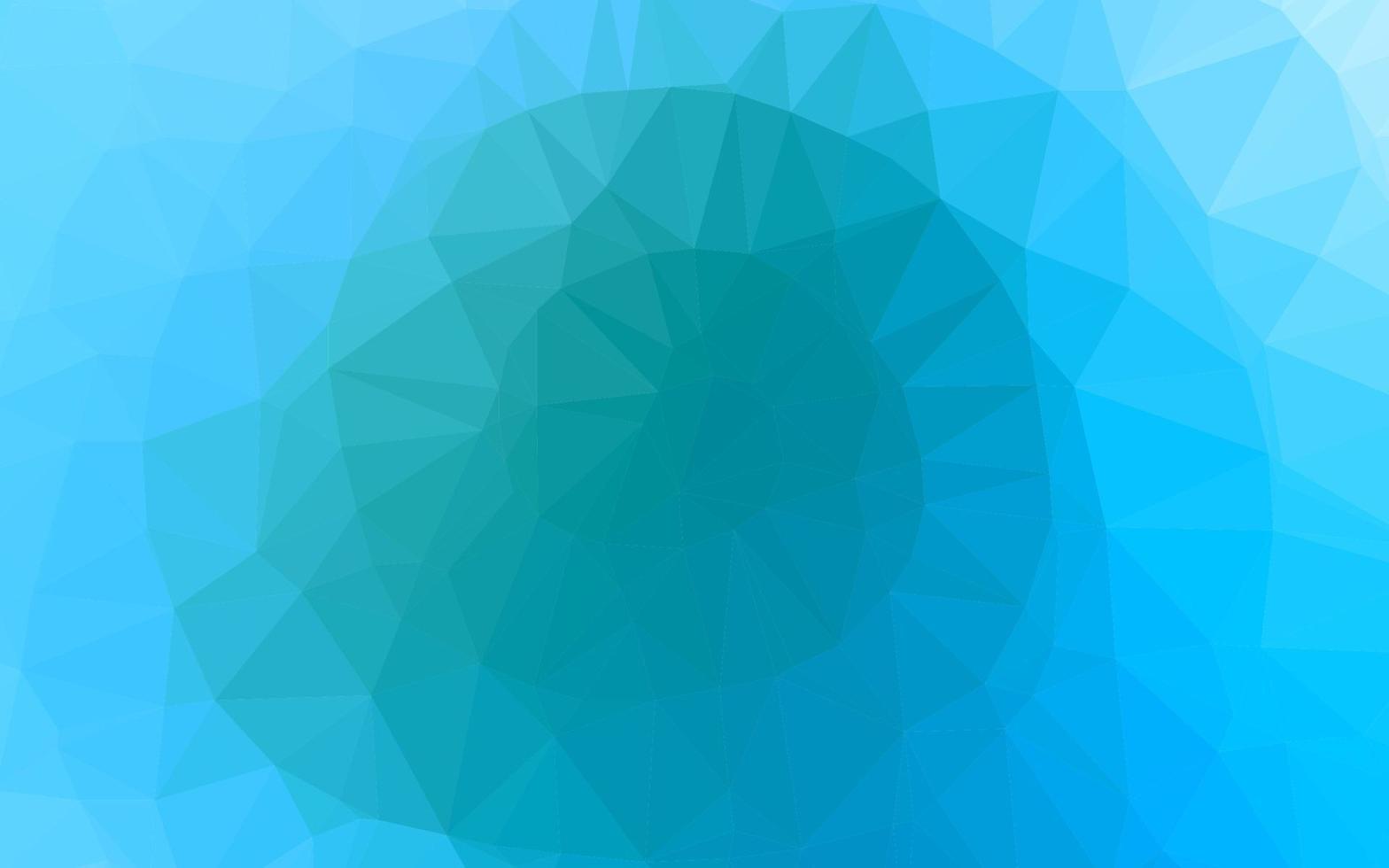 Light Blue, Green vector shining triangular pattern.