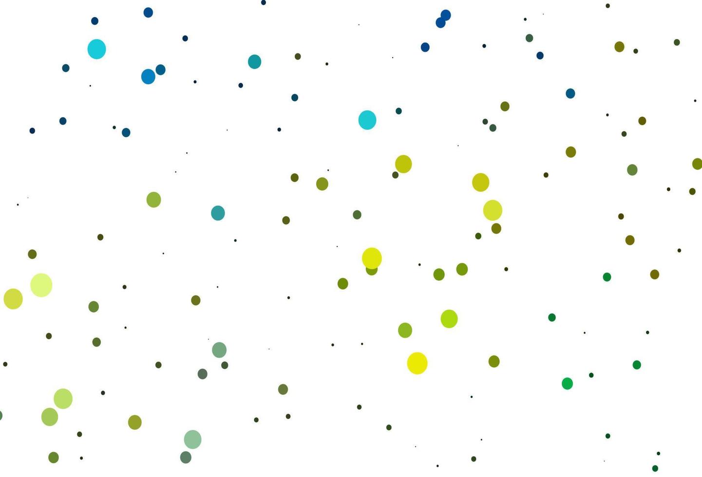 Light Blue, Yellow vector pattern with spheres.