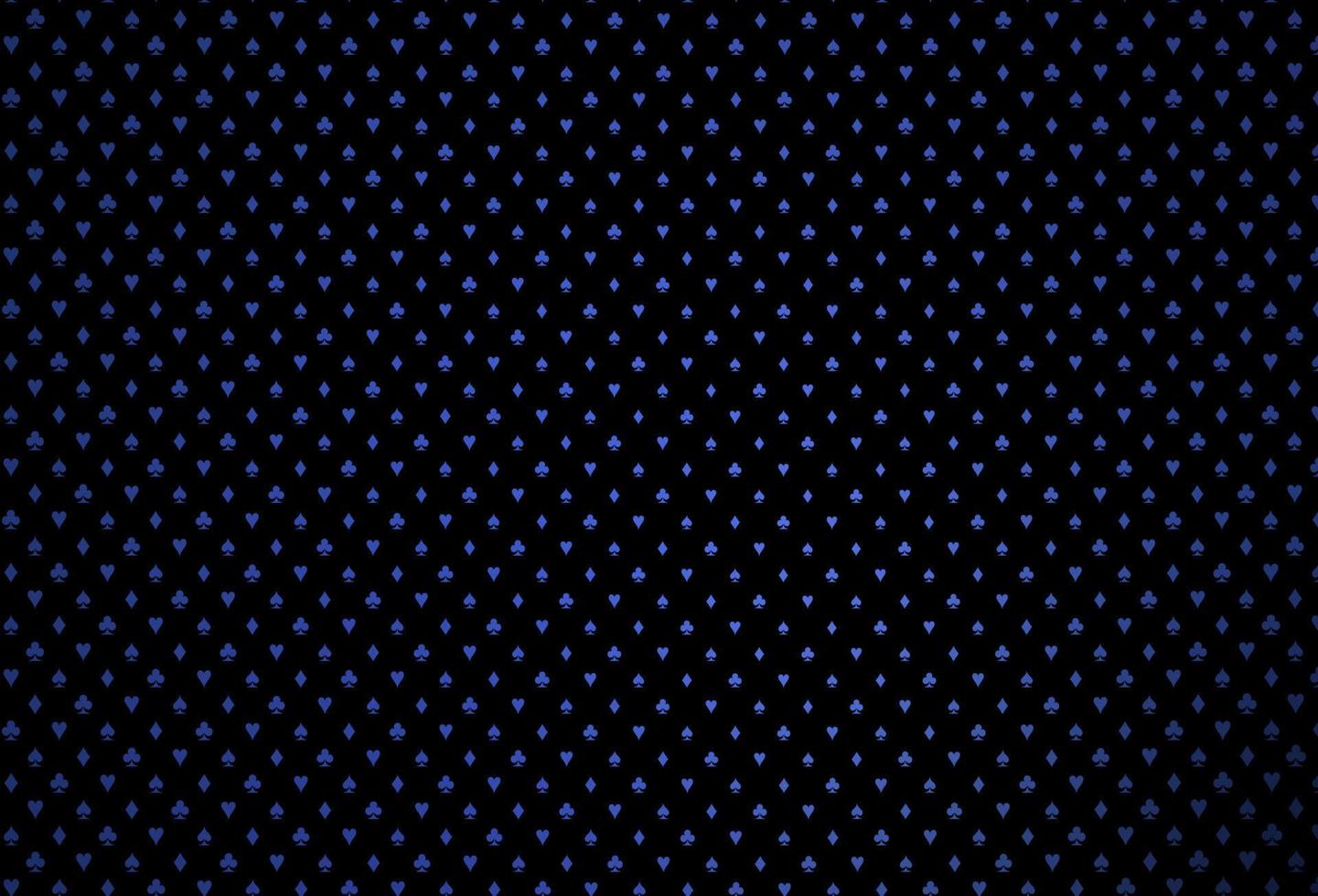 cubierta de vector azul oscuro con símbolos de apuesta.