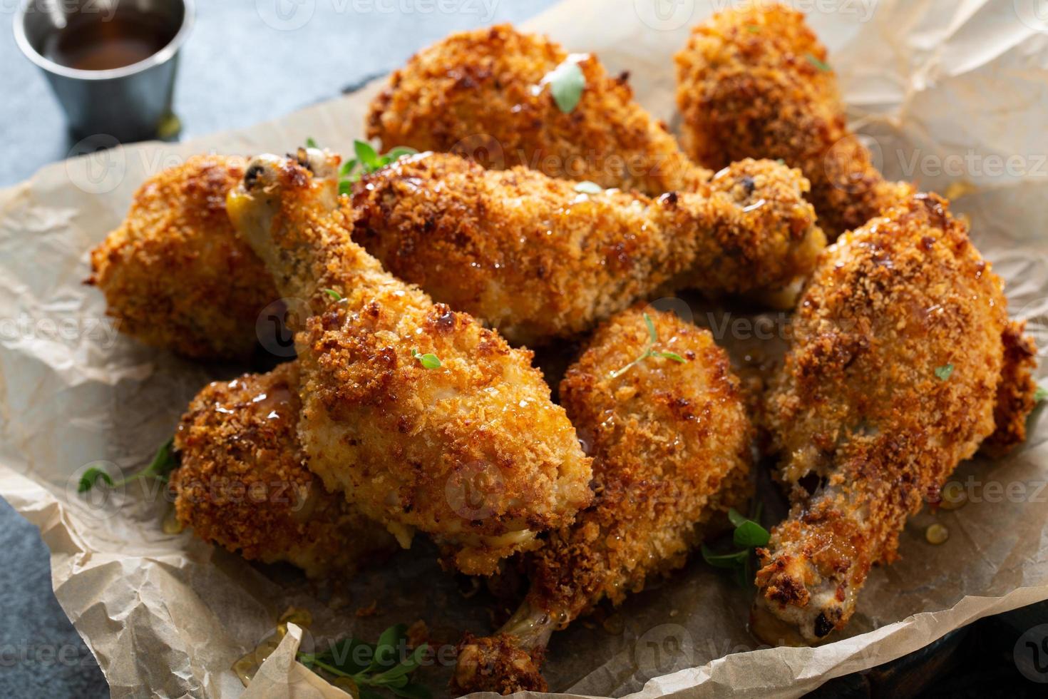 Panko breaded fried chicken drumsticks 16212175 Stock Photo at Vecteezy