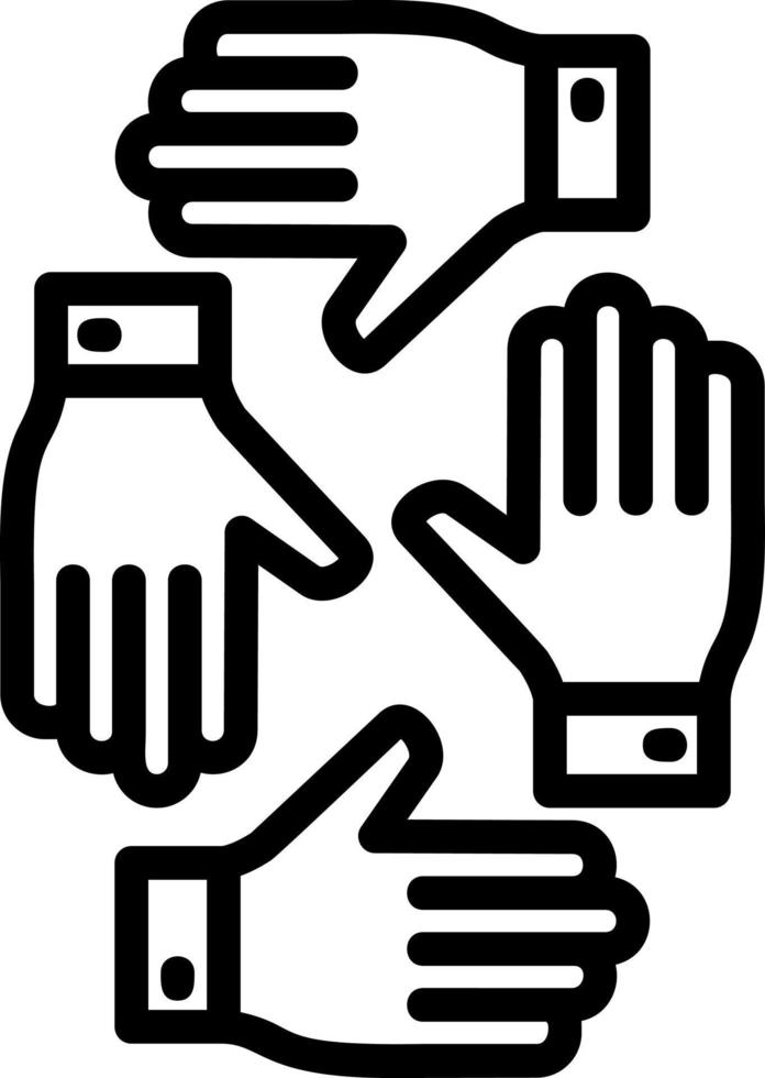Teamwork Vector Icon Design