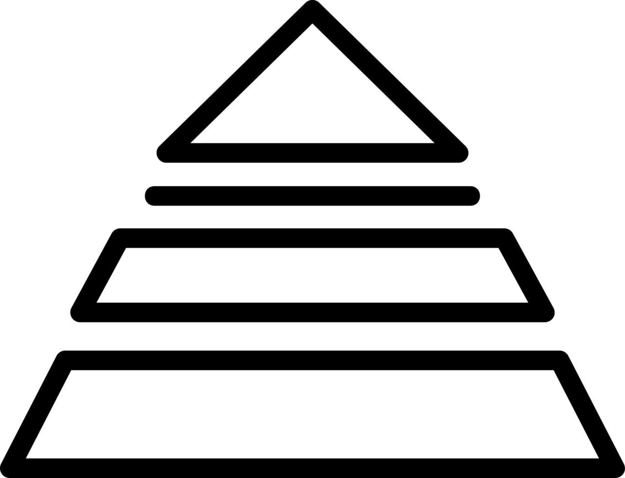 Pyramid Vector Icon Design