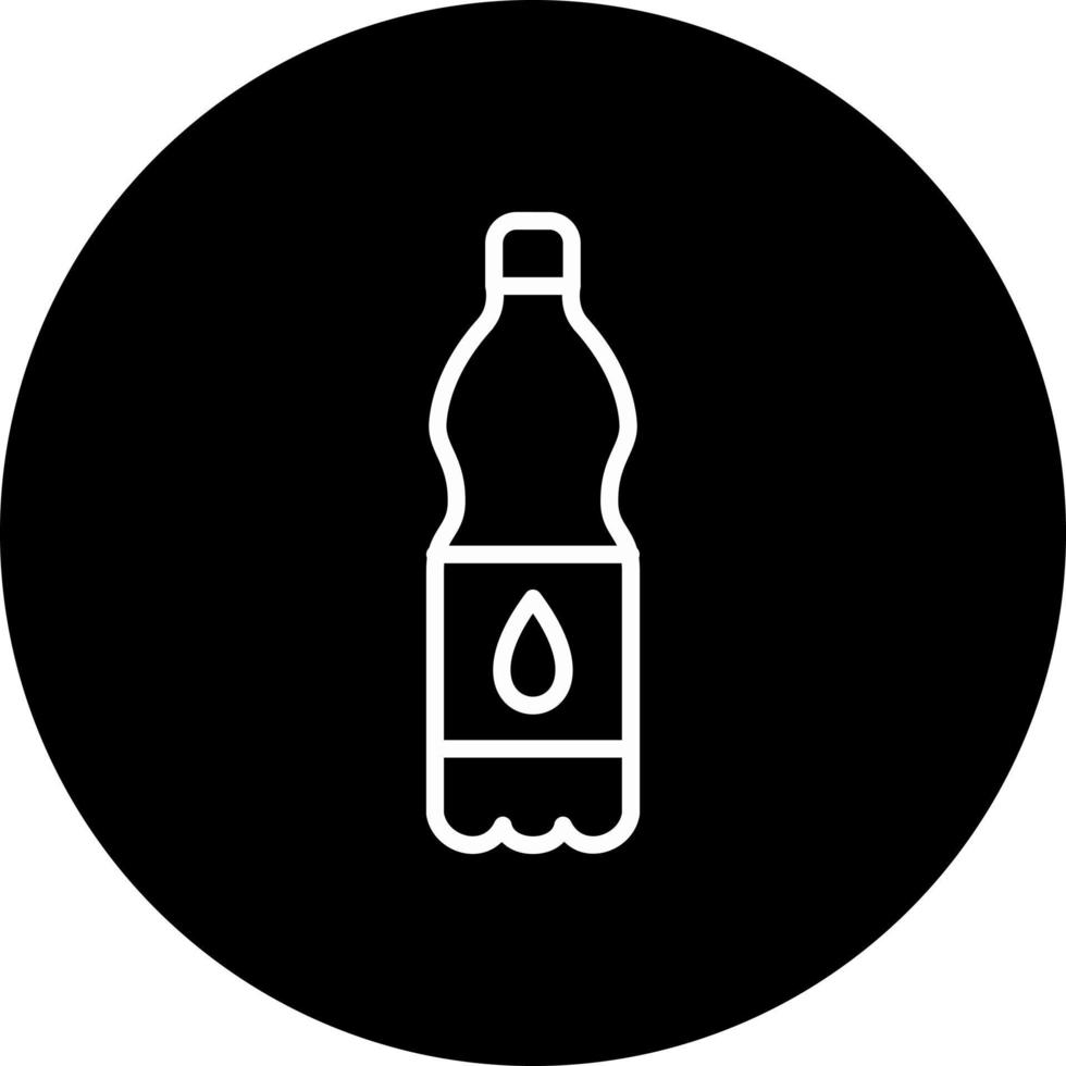 icono de vector de botella de agua